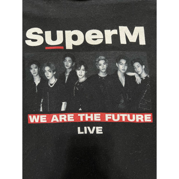 Super M We are the Future Concert Tour T-Shirt, Size L - Picture 3 of 7